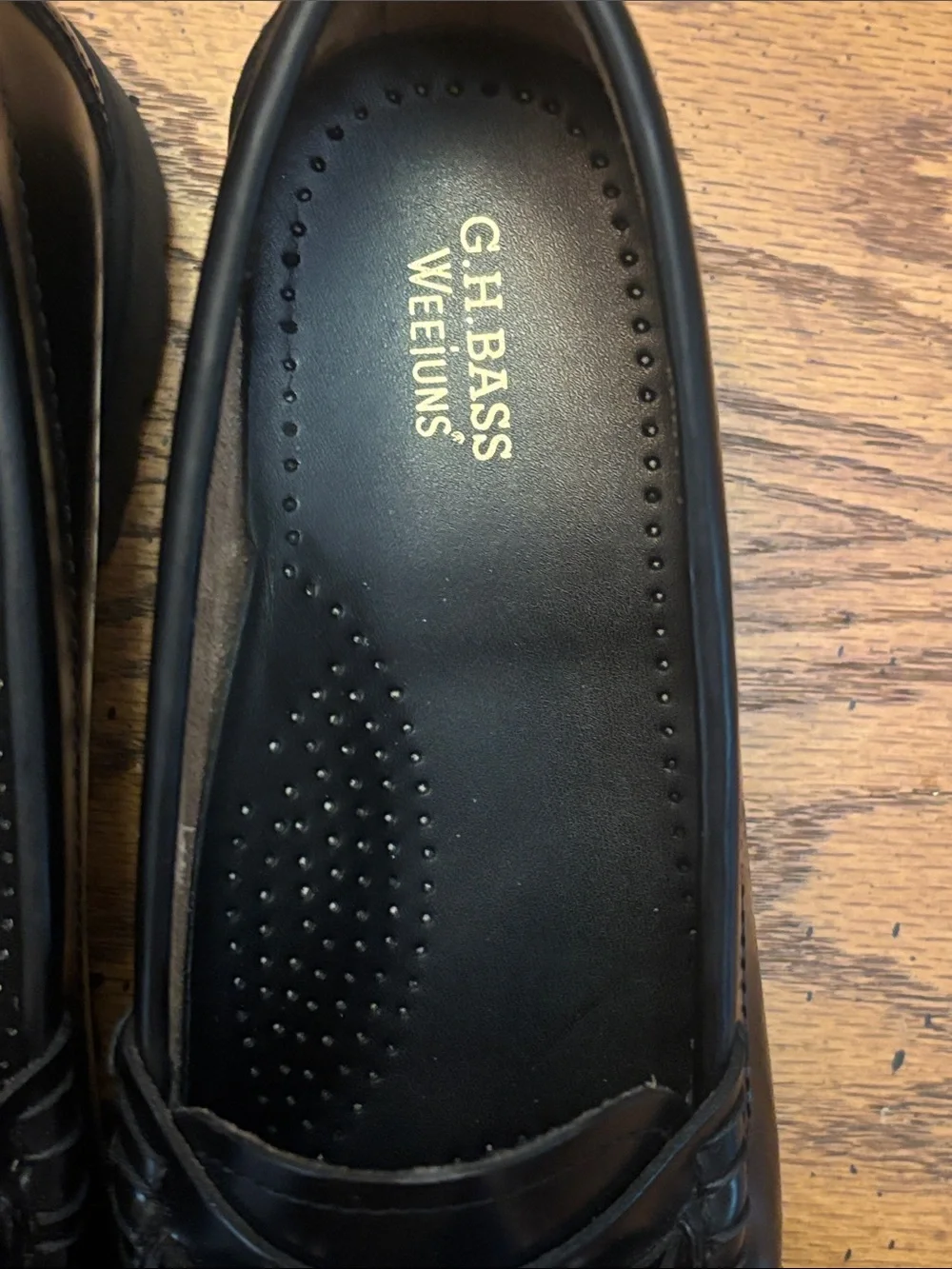 G.H. Bass & Co. Black Lianna Bit Super Lug Weejuns Loafers 10M